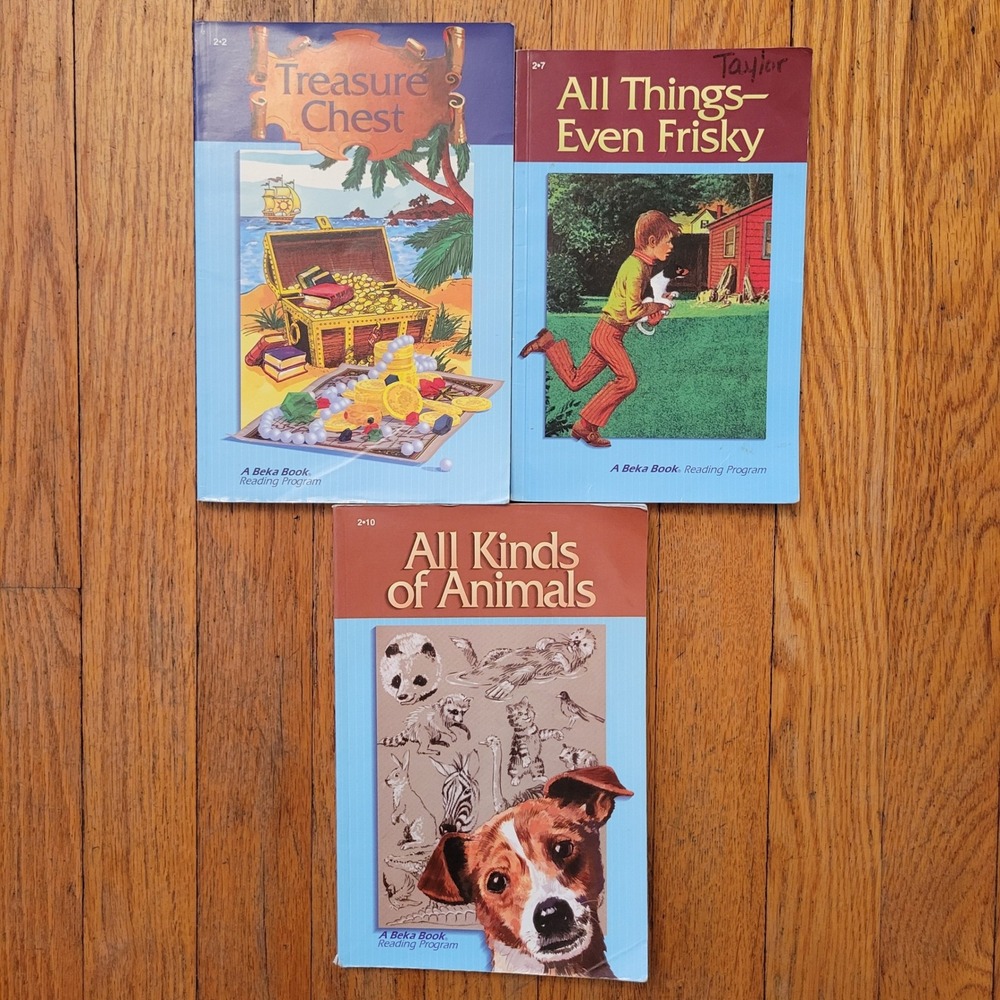 ABeka Book 2nd Grade Reading Program 3 Book Set Homeschool Literature Grade 2